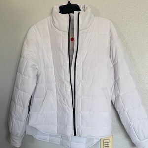 Travis Mathew Women's White Puffer Jacket